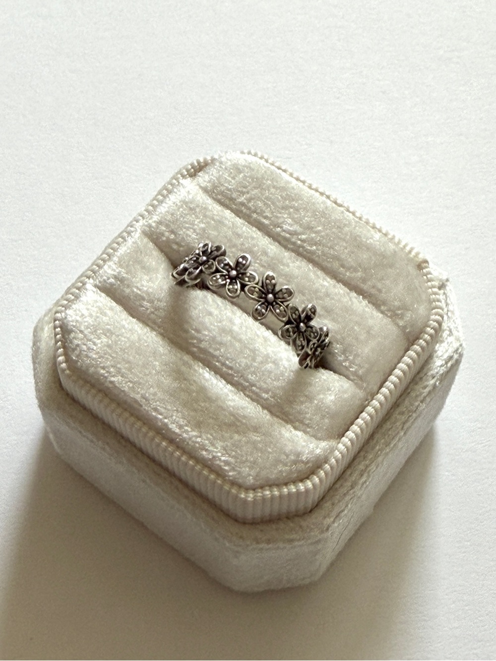 Pandora Sterling Silver Daisy Ring Size 7